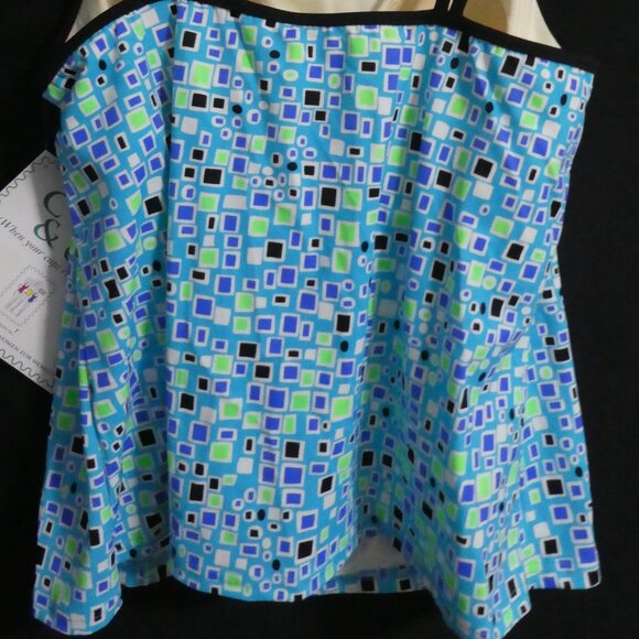 IT FIGURES! | size 12 | Swimsuit Top | Double Spaghetti Strap | NWT - Picture 16 of 16